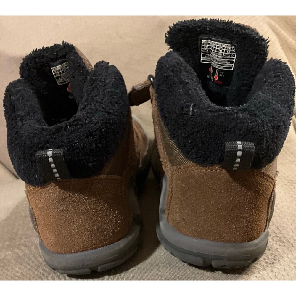 KEEN Hiking Winter Boots Youth 11 Brown Keen-Warm -4° Non Skid Contour Arch - Picture 7 of 11